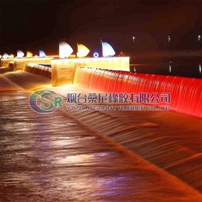 Έλεγχος πλημμύρας και βελτίωση αστικού τοπίου Yangling Steel Rubber Gate στην επαρχία Shaanxi